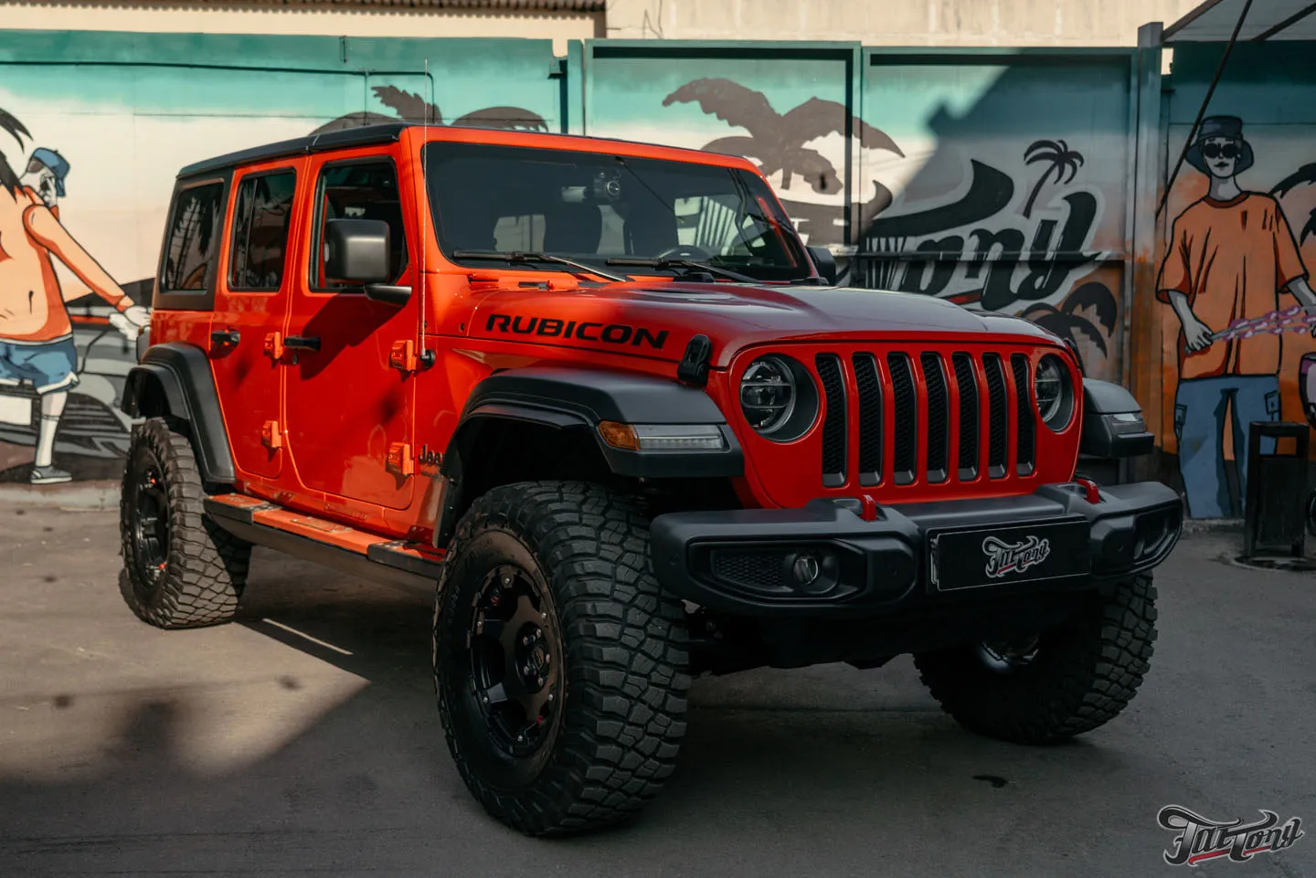 Мойка подвески, колес и днища Jeep Wrangler Rubicon