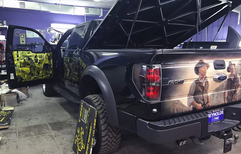 Ford F150. Шумоизоляция салона класса Люкс.