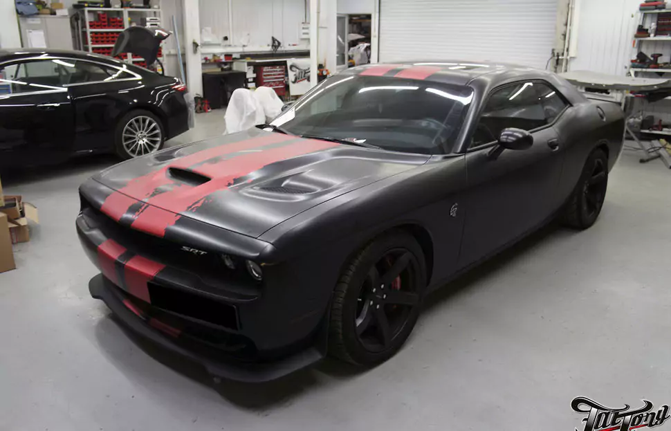 Dodge Challenger SRT Hellcat. Комплексная шумоизоляция салона и антискрип.