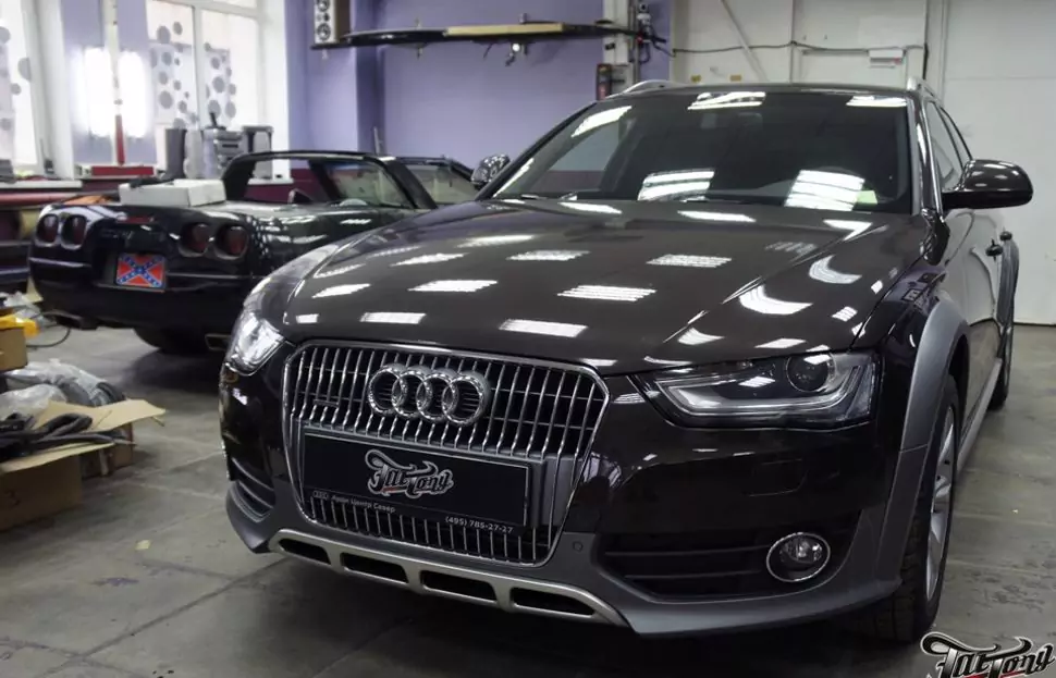 Audi A4 Allroad. Шумоизоляция колесных арок.