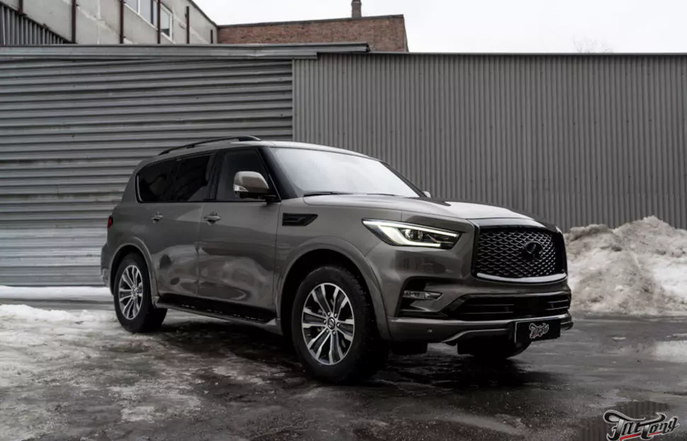 Infiniti QX80. Комплексная шумоизоляция салона!