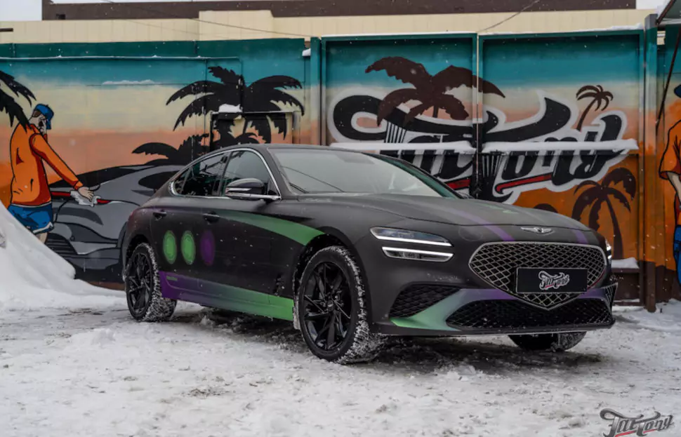 Genesis G70. Подготовили проект для розыгрыша от компании Мегафон!