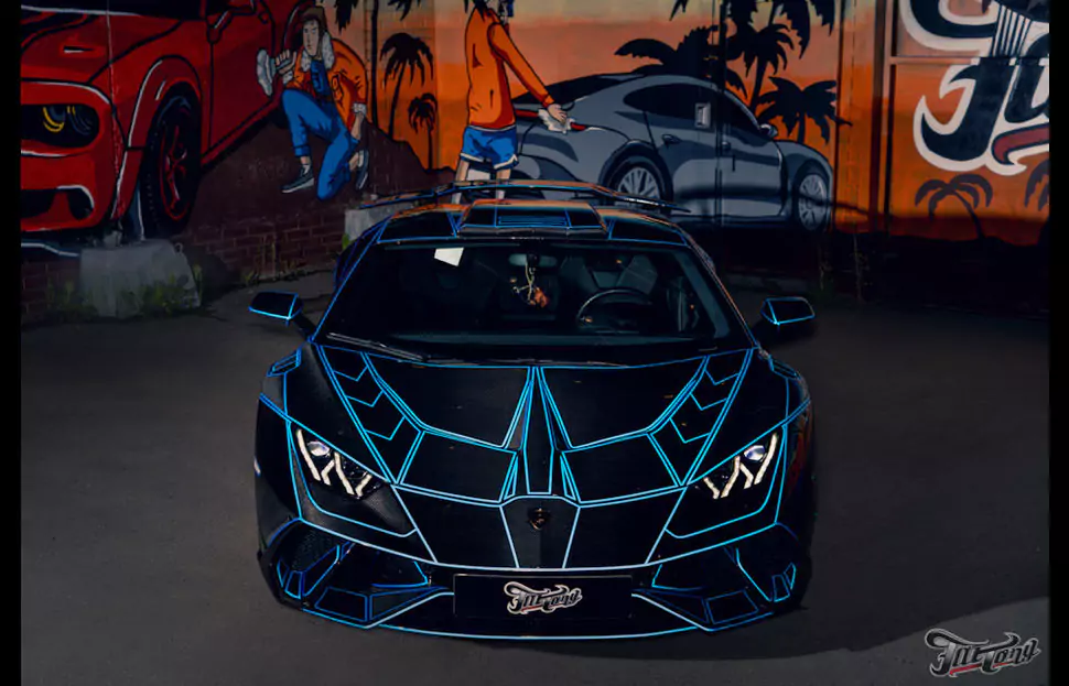 Lamborghini Huracan. Дизайн по мотивам фильма 