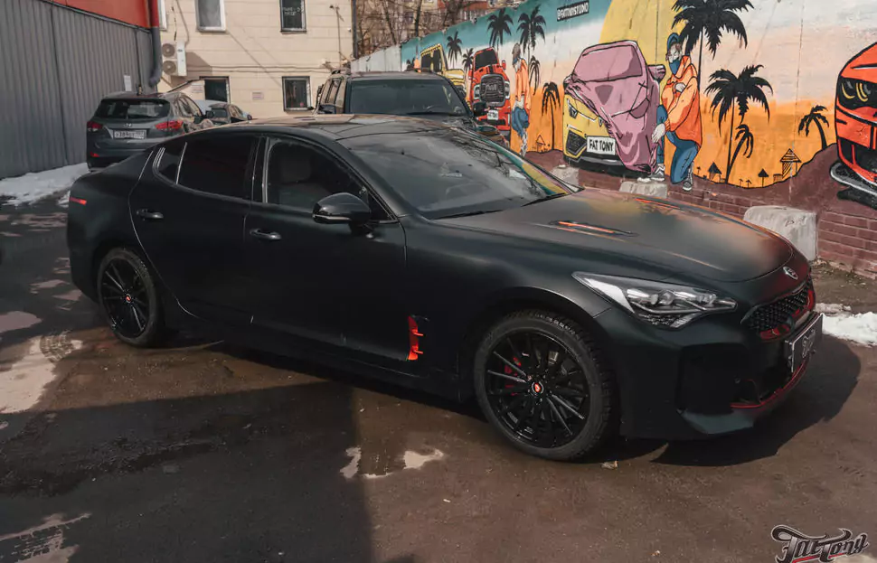 Kia Stinger. Кузовной ремонт после серьезной аварии