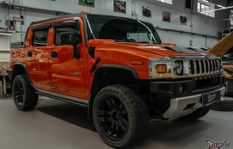 Hummer H2. Часть 1. Новая акустическая система + шумоизоляция