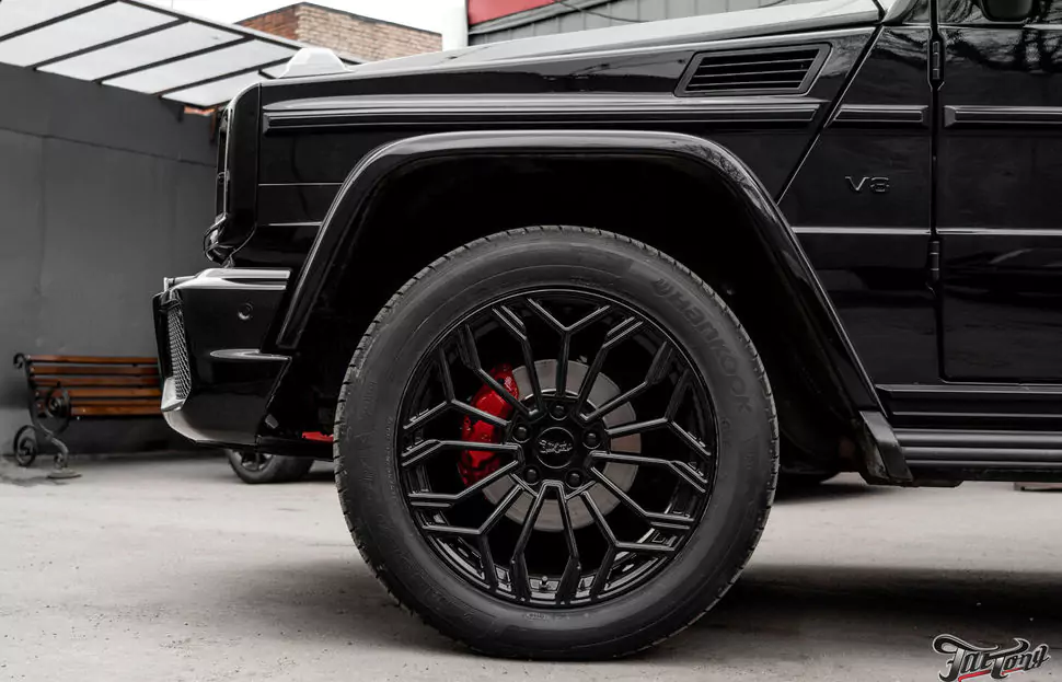 Mercedes G-class. Изготовили и установили кованые диски