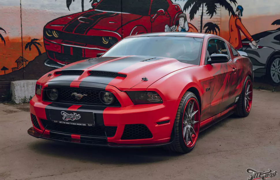 Проект Ford Mustang 5.0L. Часть 1. Макетные работы, оклейка кузова винилом