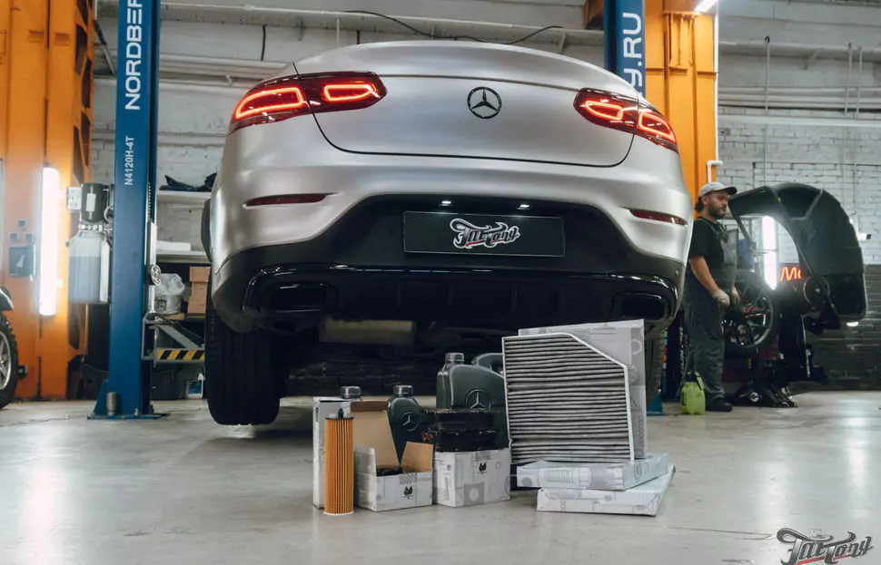 Mercedes GLC. Техническое обслуживание - часть 2