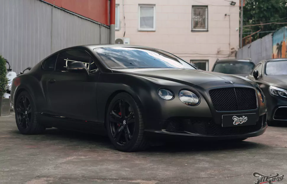 Bentley Continental. Ремонт крыла