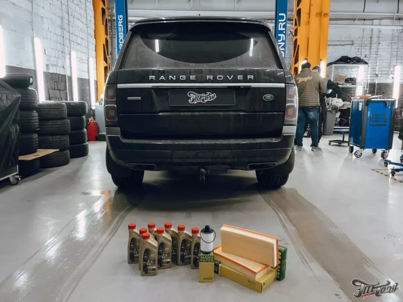Техническое обслуживание Range Rover Autobiography и ремонт механизма открывания капота