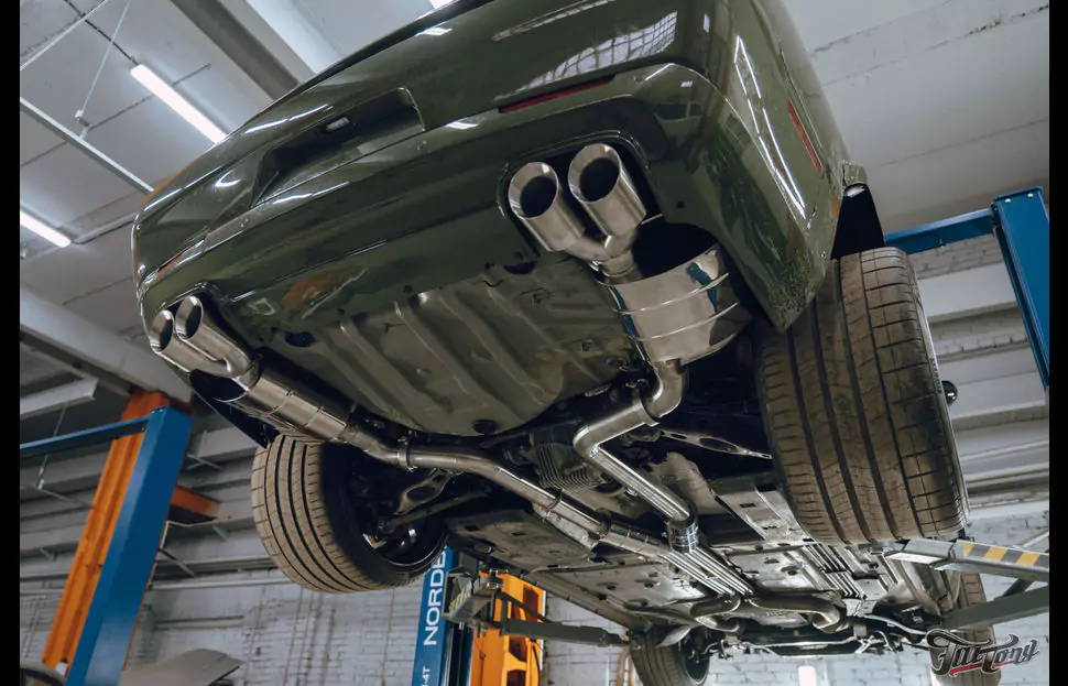 Проект Dodge Challenger R/T Scatpack. Часть 4. Выхлопная система