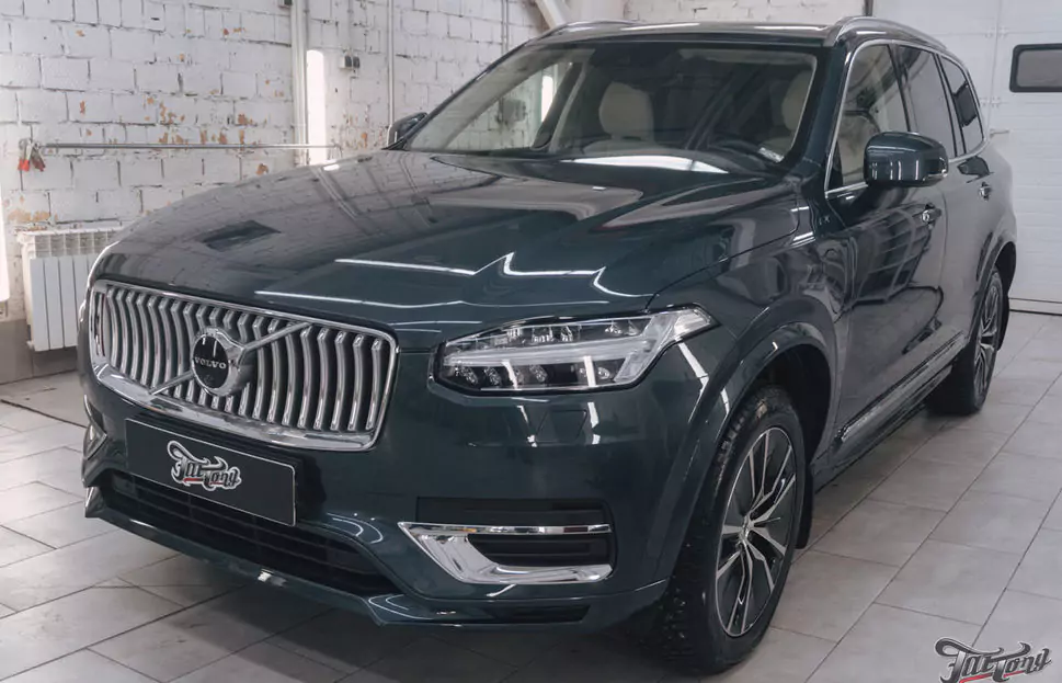 Комплексная шумоизоляция для Volvo XC90, чистка и керамика кожи в салоне