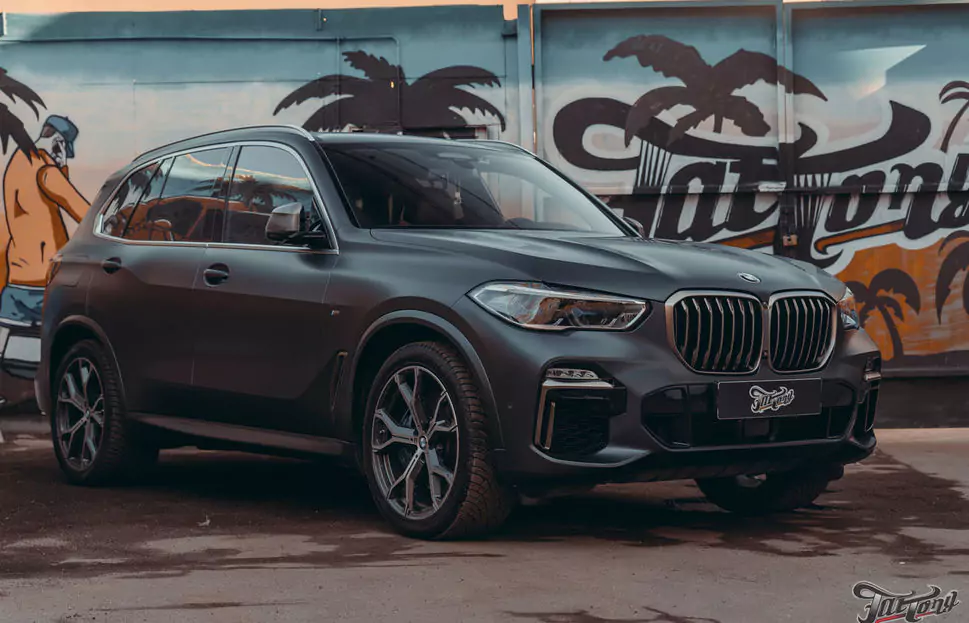 Сухой карбон в салоне BMW X5!