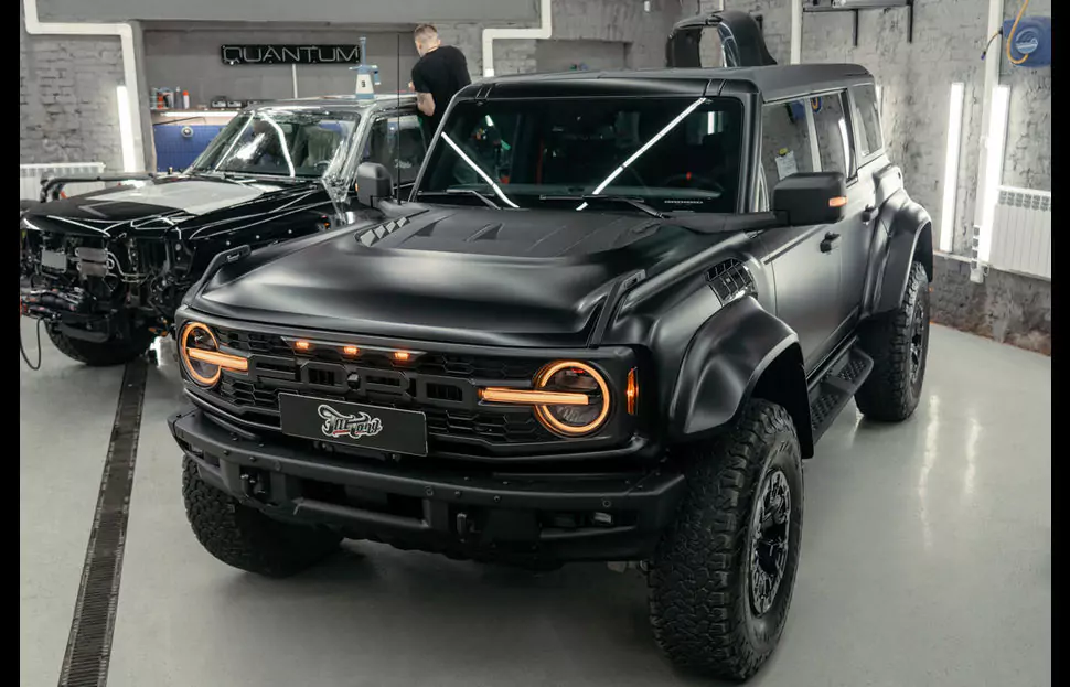 Обзор нового Ford Bronco Raptor и оклейка его в матовый полиуретан