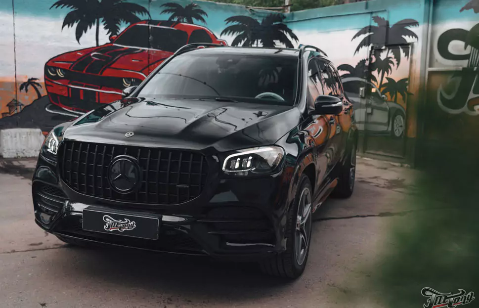Что мы сделали с Mercedes GLS 400d? Часть 2: тотальный антихром экстерьера