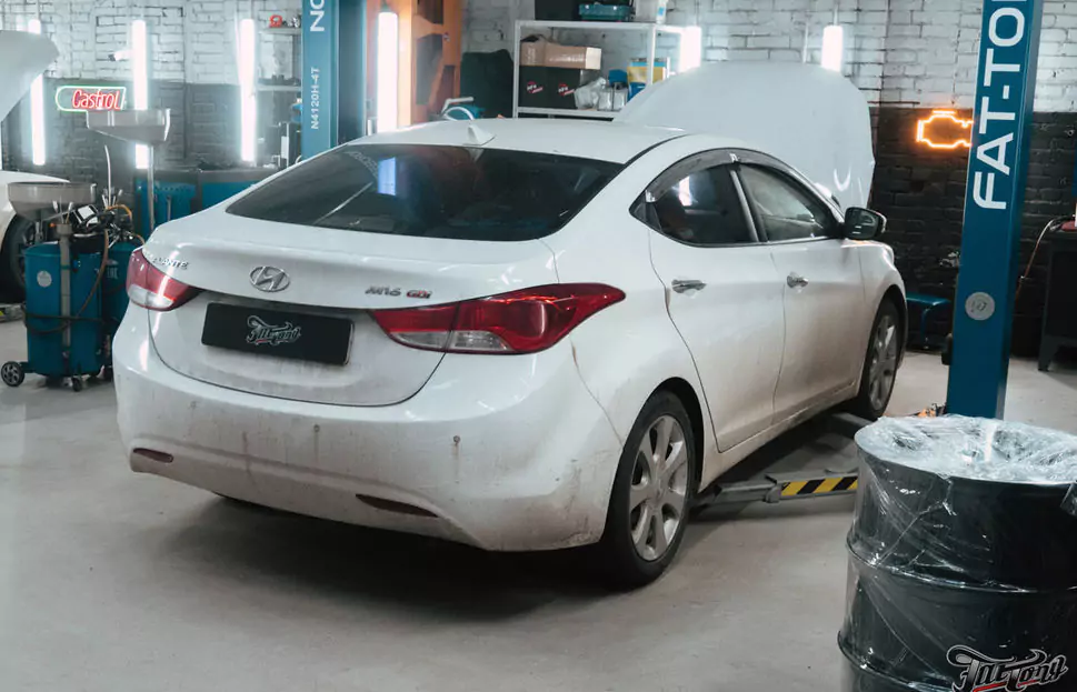 Раскоксовка двигателя на Hyundai Avante
