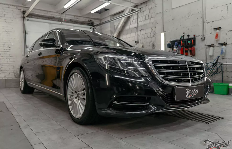 Чистка салона и керамика кожи для Mercedes S-class