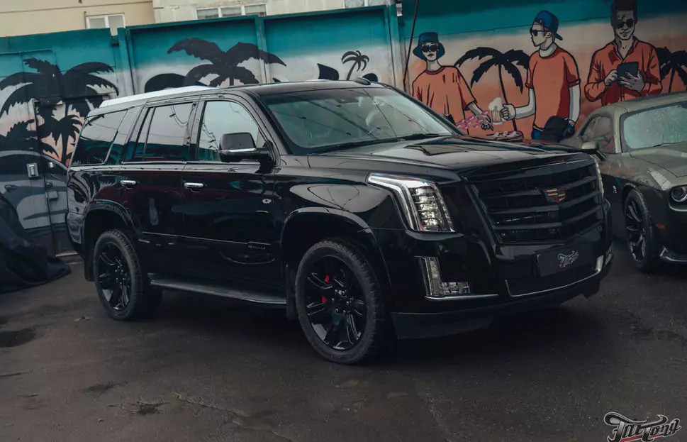 Комплексная шумоизоляция салона Cadillac Escalade