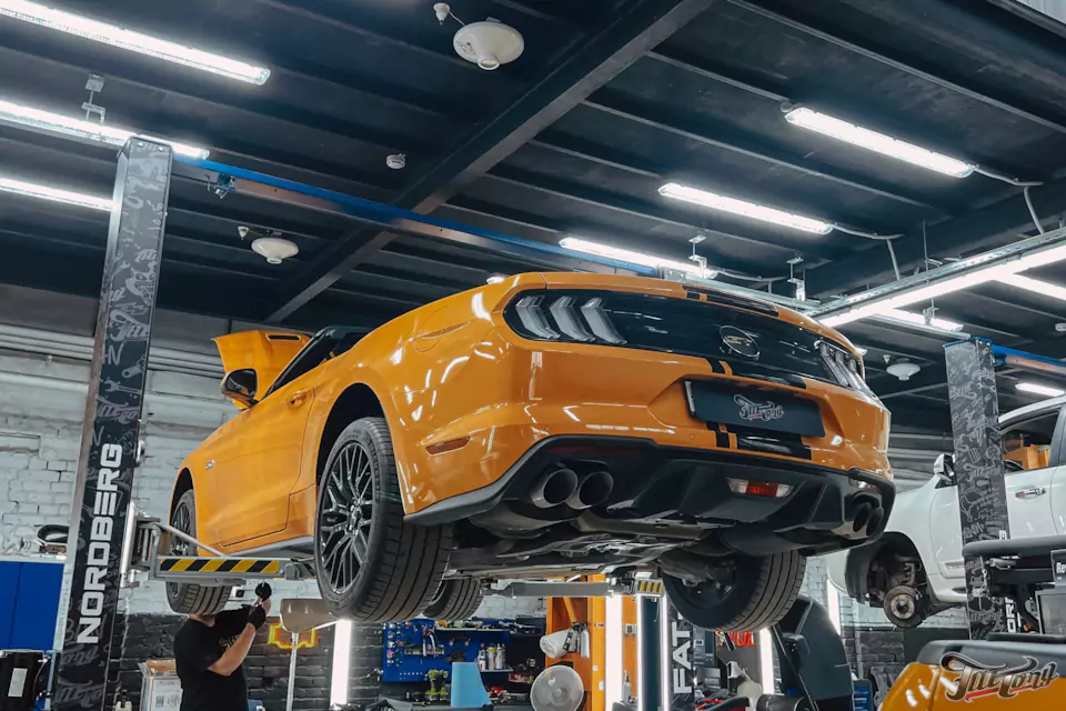 Плановое техническое обслуживание Ford Mustang