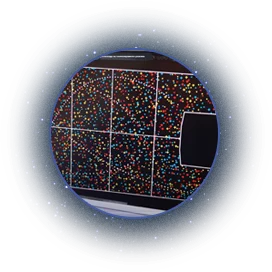 С помощью компьютерного моделирования создаем разметку будущего звездного неба